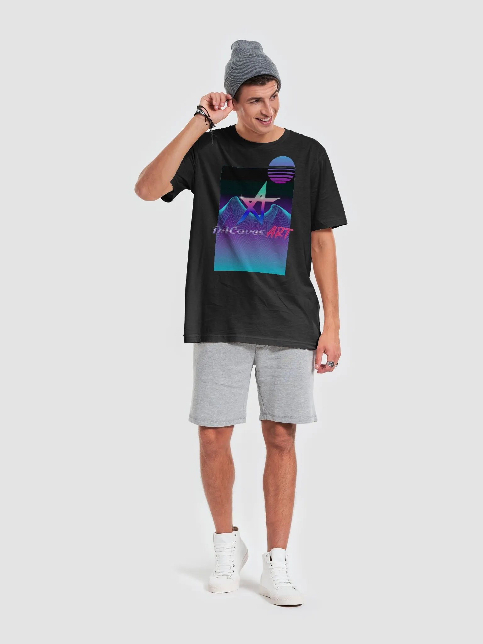 80's Synthwave DACavesART T-Shirt product image (6)
