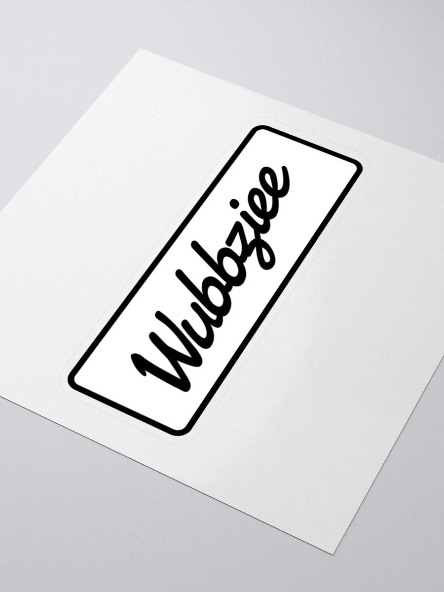 Wubbziee Die-Cut Sticker product image (1)