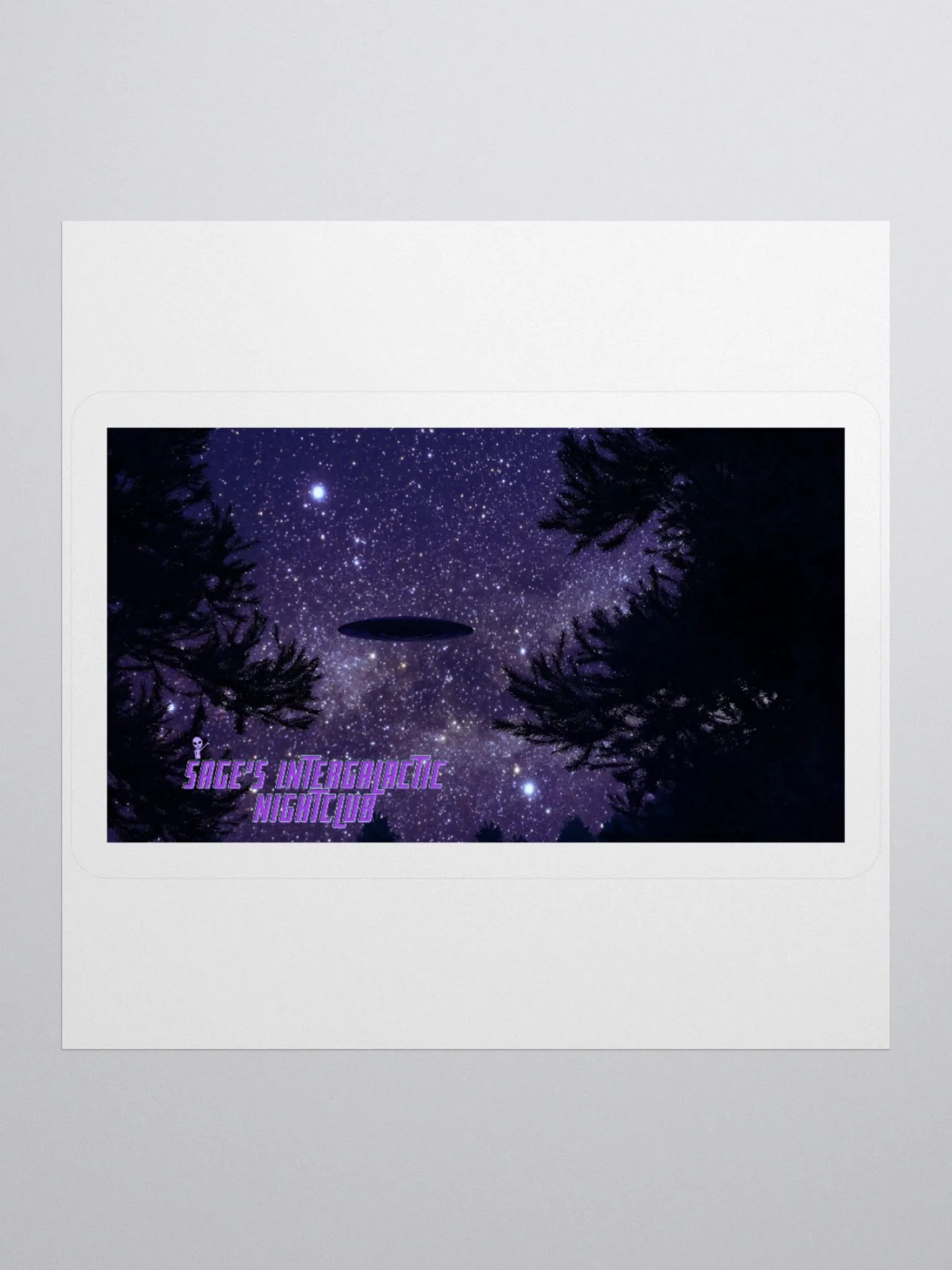 SIN Space Logo Kiss-Cut Sticker product image (1)