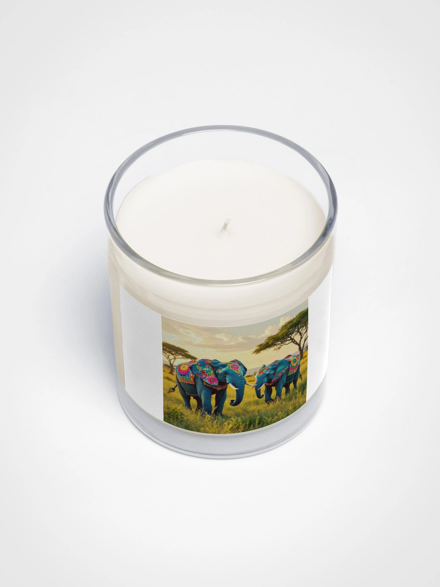 Elephant Harmony Soy Wax Candle product image (3)