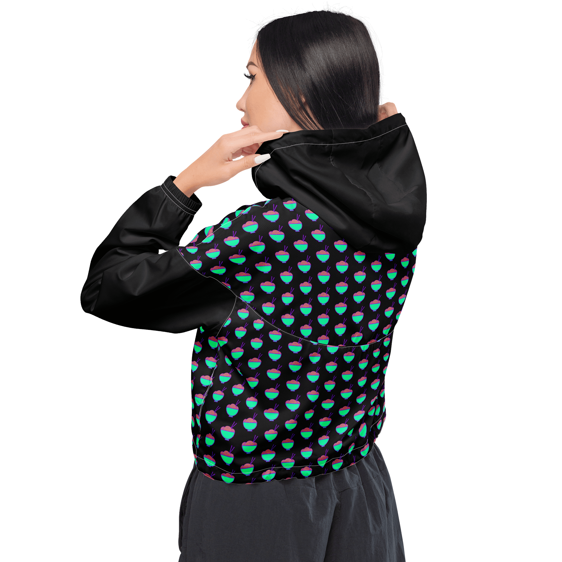 Noodle Crew Windbreaker! (Black) product image (3)