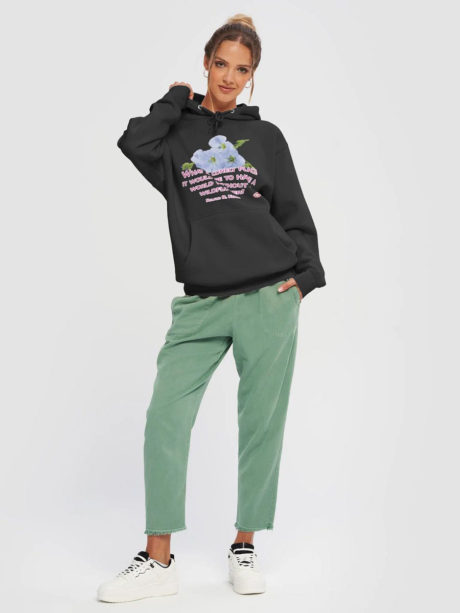 Wildflower Whimsy Hoodie | What a lonely place it would be to have a world without a wildflower product image (5)
