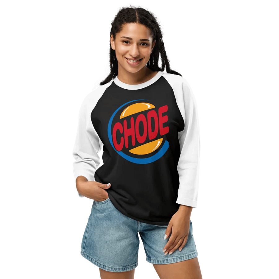 Chode Burger raglan product image (8)