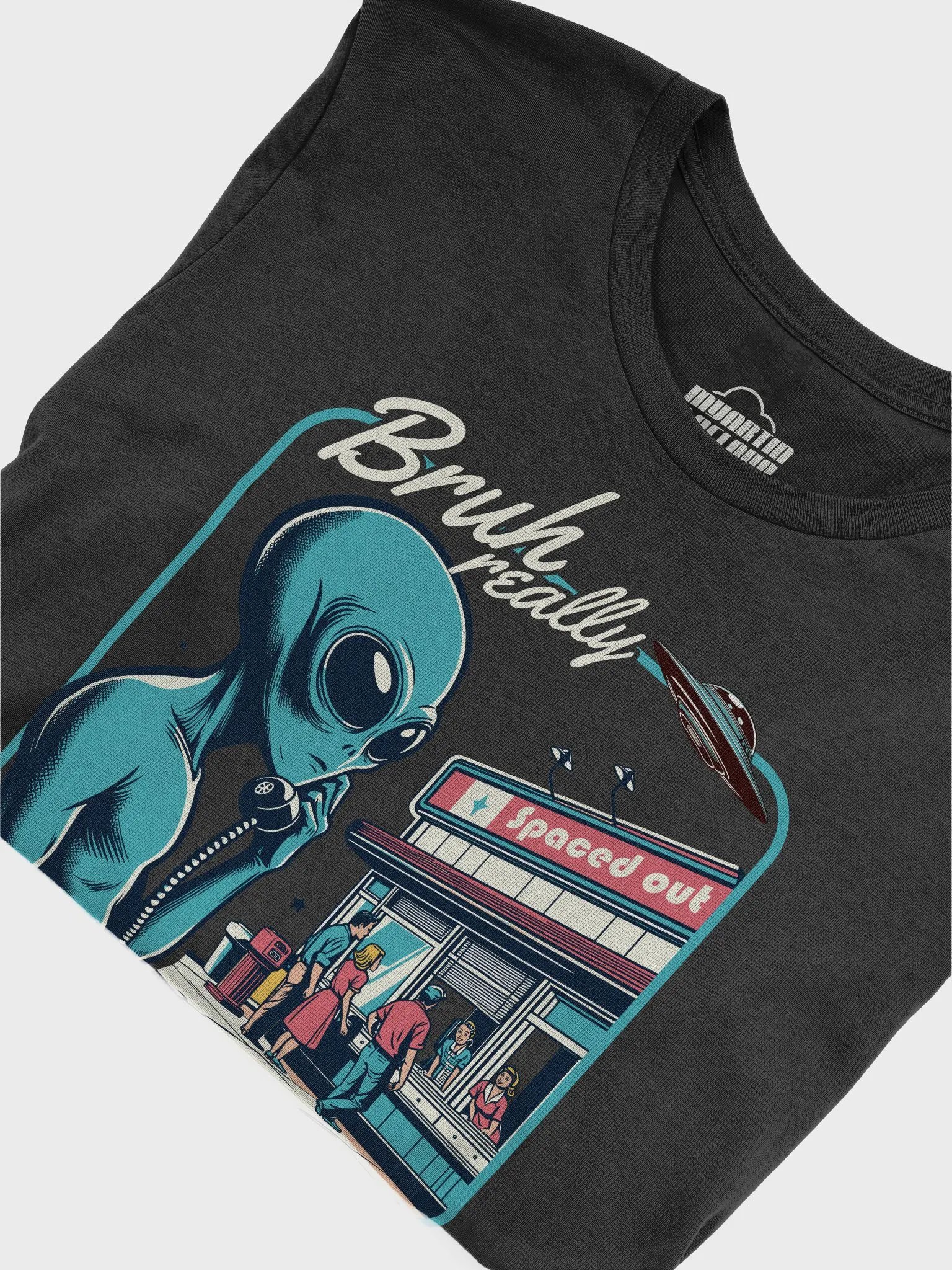 Bruh Really Don't Leave Me With These Losers - Alien Humor Retro Design product image (34)