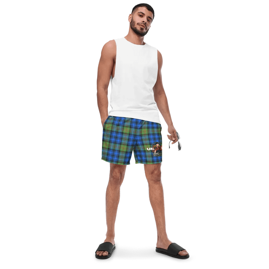 Unravelled Tartan Paradise Swim Trunks product image (4)