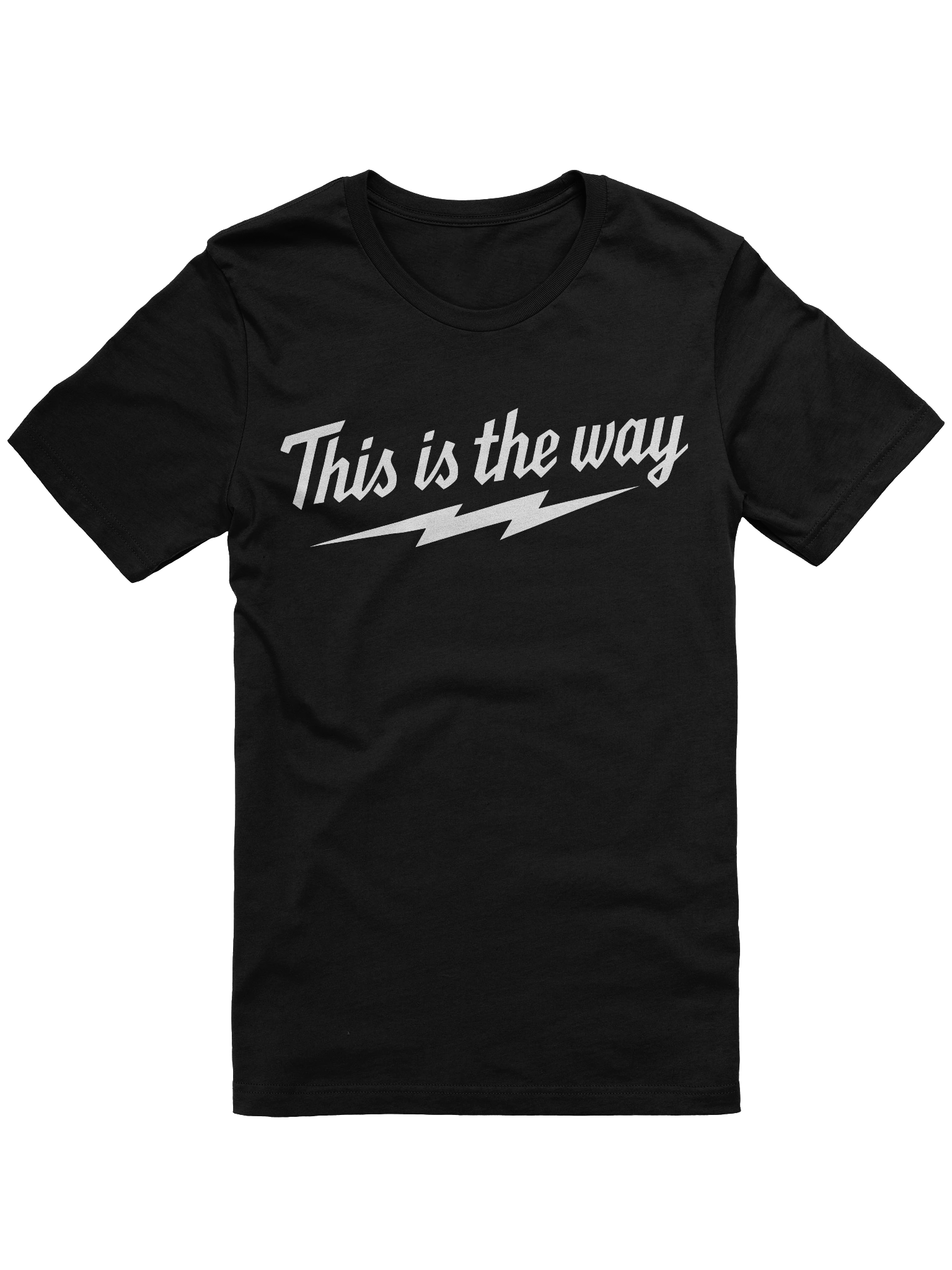 THIS IS THE WAY TEE (WHITE LOGO) product image (2)