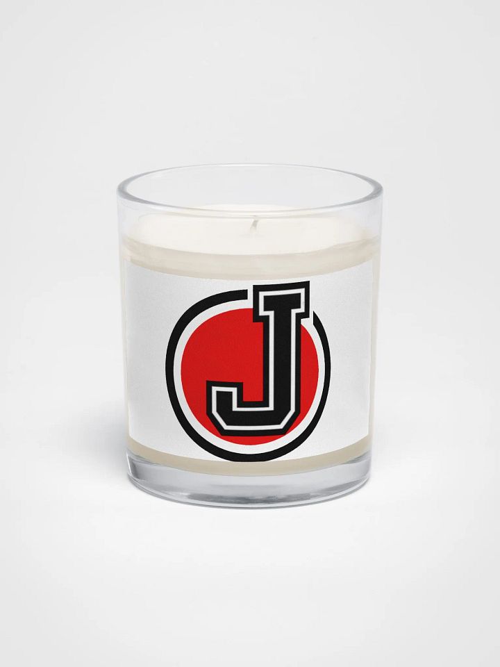 j-logo soy wax candle in glass product image (1)