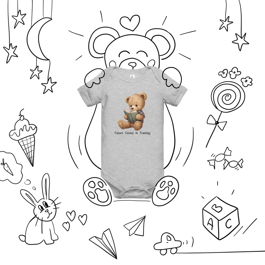 Genius Teddy Baby Onesie product image (34)