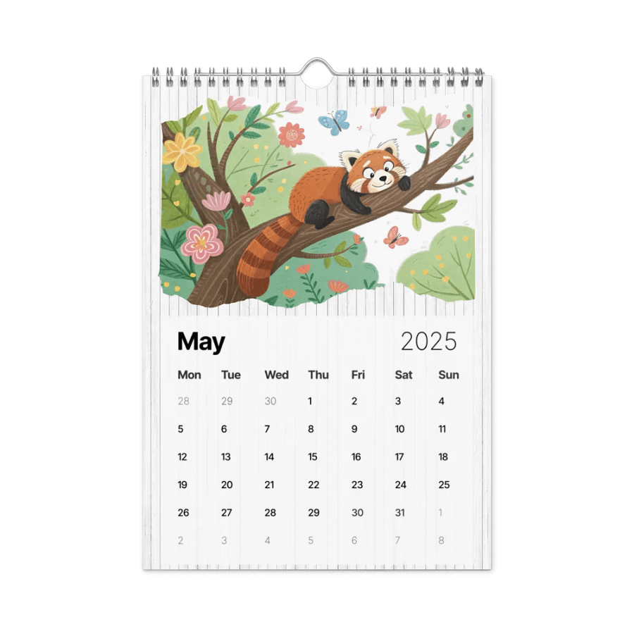 ADORABLE ANIMALS WALL CALENDAR 2025 product image (10)