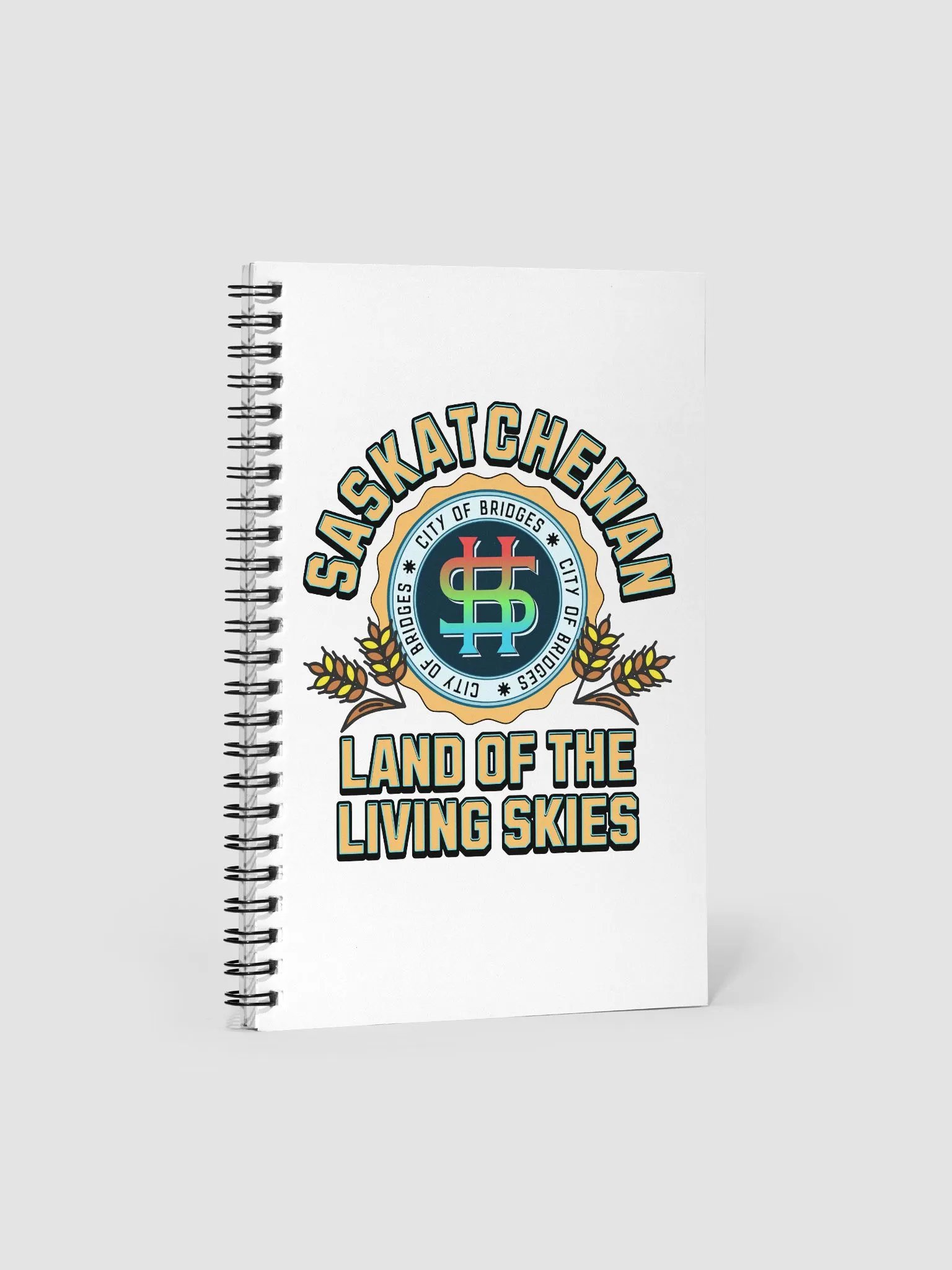 Saskatchewan Land Of The Living Skies Spiral Notebook product image (2)