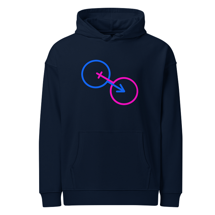 Straight Male & Female Harmony Organic Hoodie product image (1)
