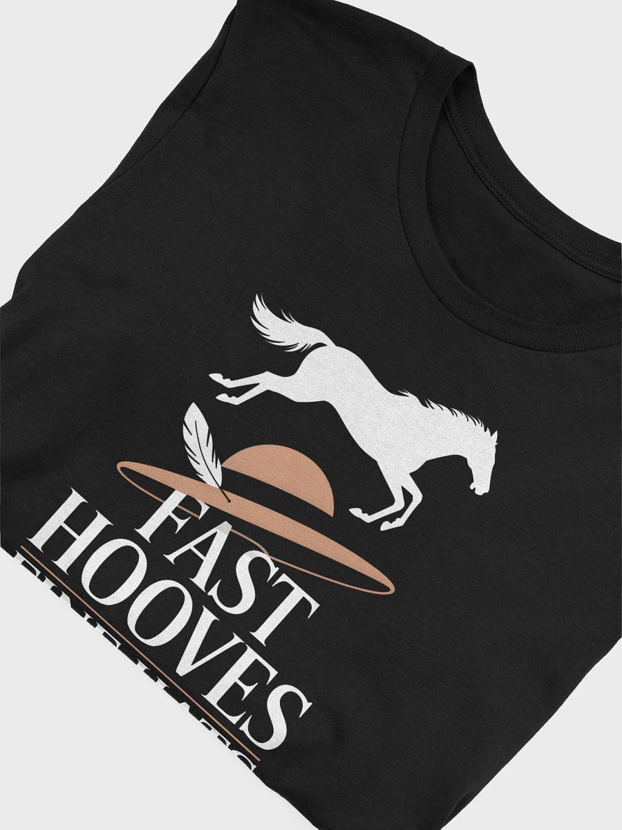 Fast Hooves Fine Hats Graphic Tee | Western Racing 2025 Tee product image (5)