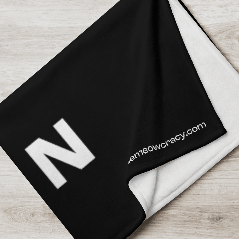 Make America Gag Again - Black Throw Blanket / Rally Sign product image (6)