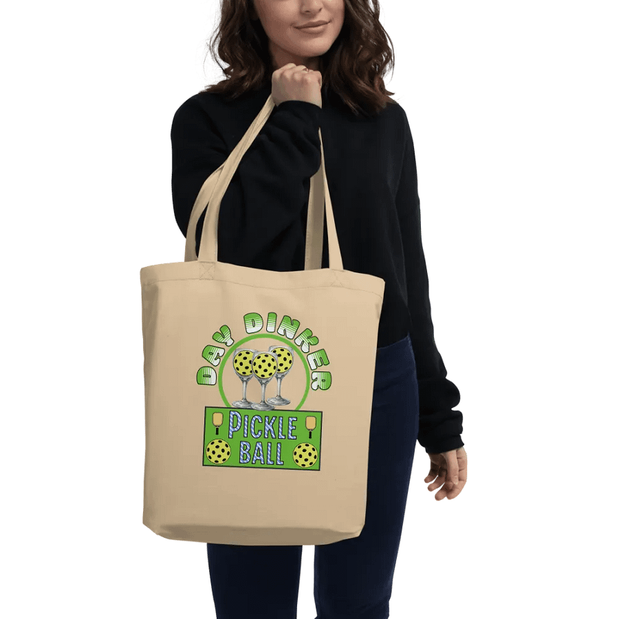 Day Dinker Pickleball Wine Tote Bag product image (2)