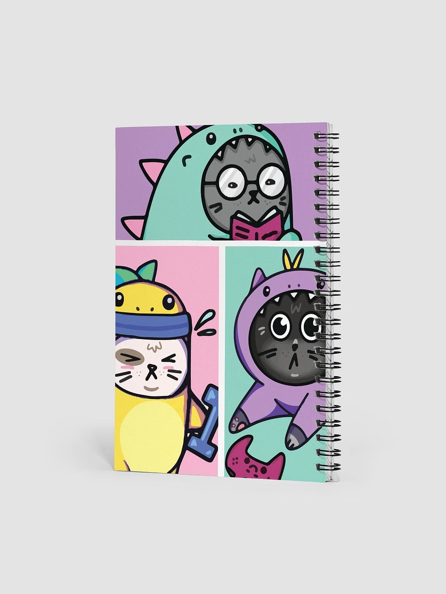 Self Care Kitties Spiral Notebook product image (2)