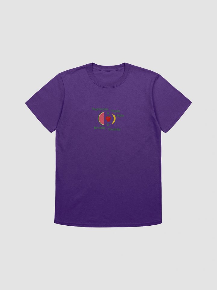 Healthy Wealthy Vegetarian & Vegan T-Shirt product image (1)