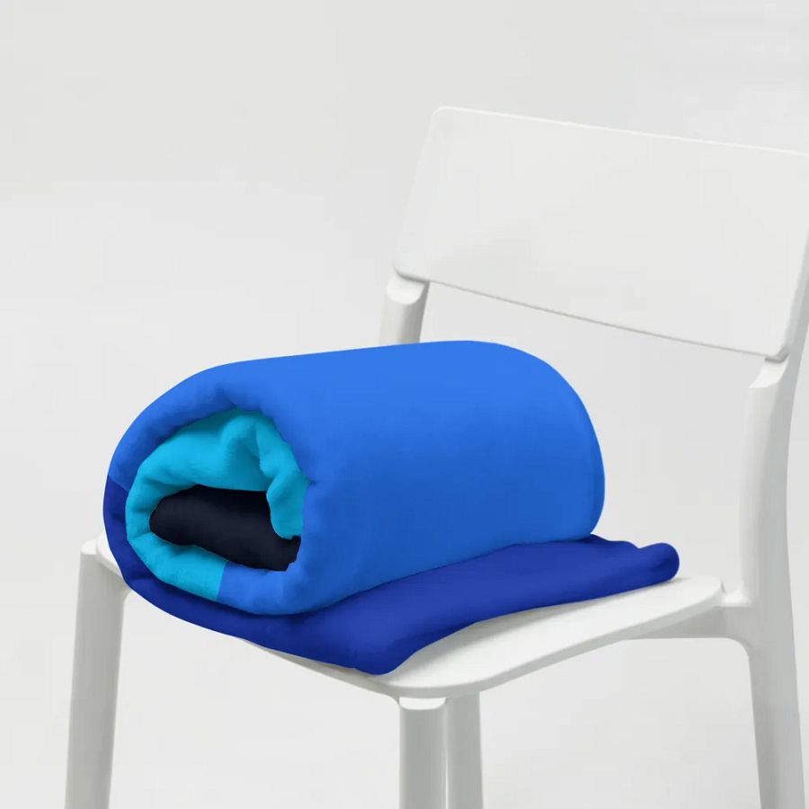 Blue Block Blanket - version 2 product image (7)