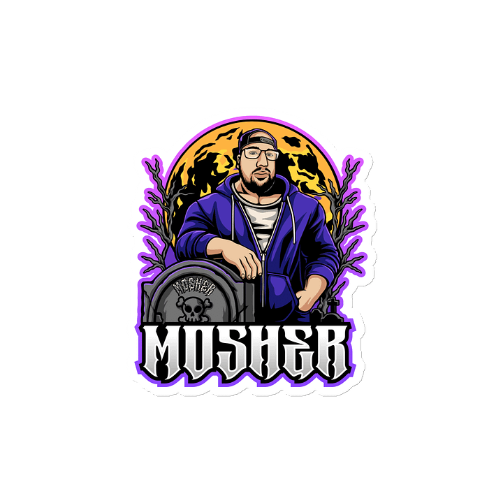 MOSHER GRAVE LOGO MAGNET product image (2)