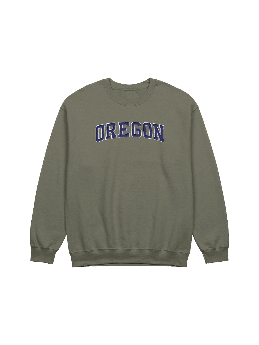 Oregon Vintage Stylish Embroidery Classic Crewneck Sweatshirt product image (1)