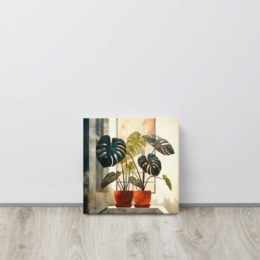 Art2401-07 Potted Plants Still Life - Canvas Print - sm product image (11)