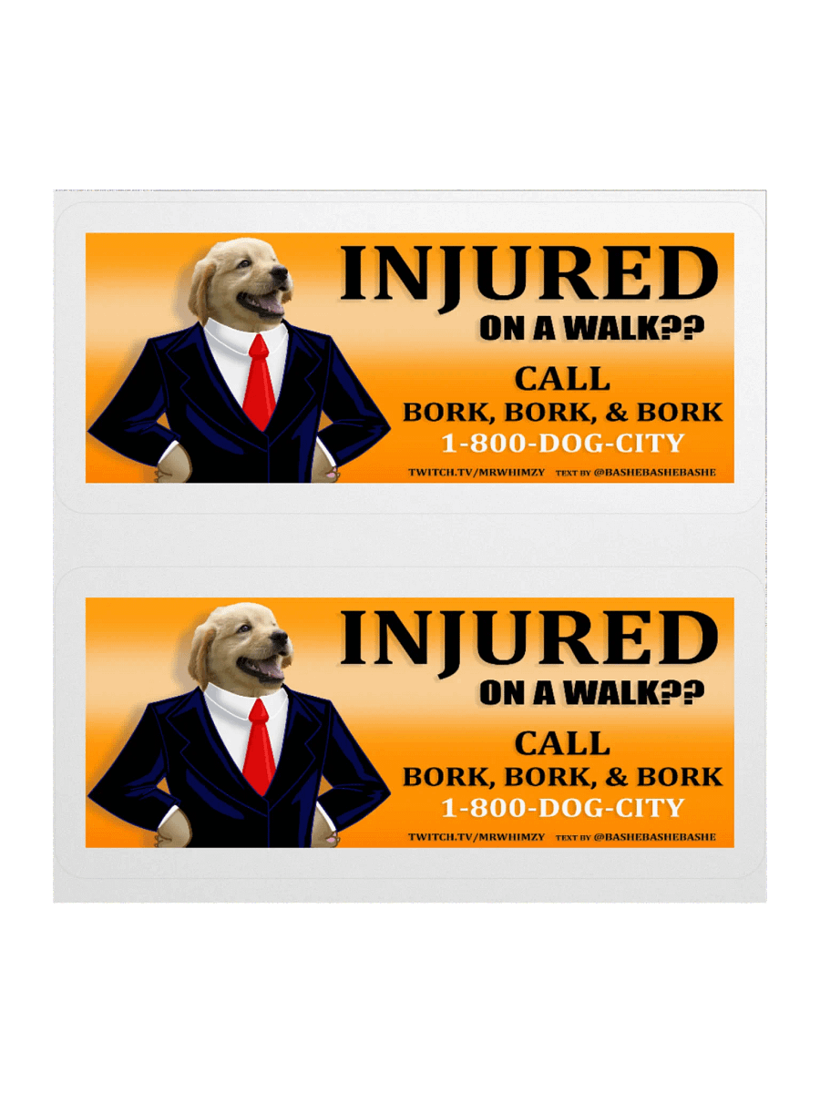 Mr. Peanutbutter, DOG LAWYER Stickers! product image (2)