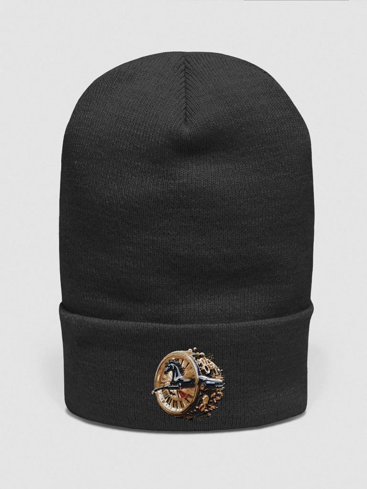 Steampunk Equine Timepiece Beanie product image (2)
