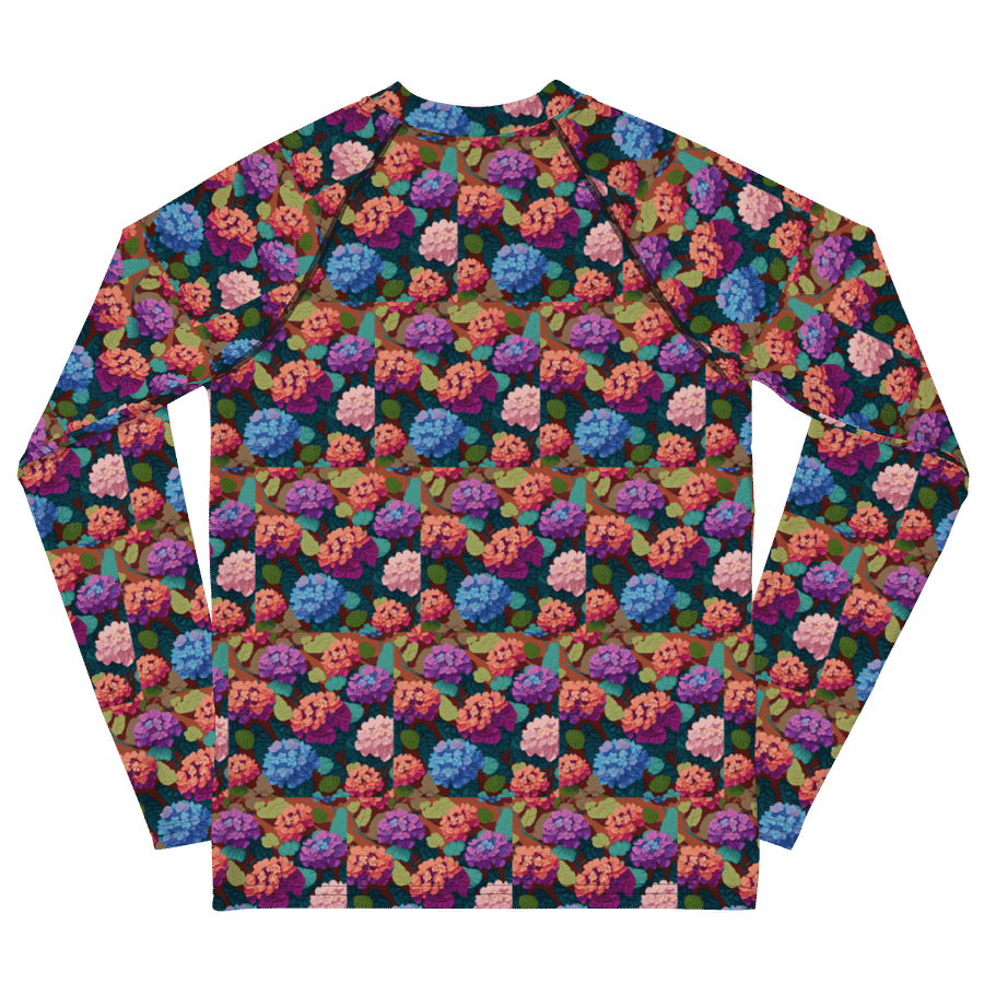 Escape the Ordinary in Vibrant Comfort: All-Over Print Rash Guard product image (1)