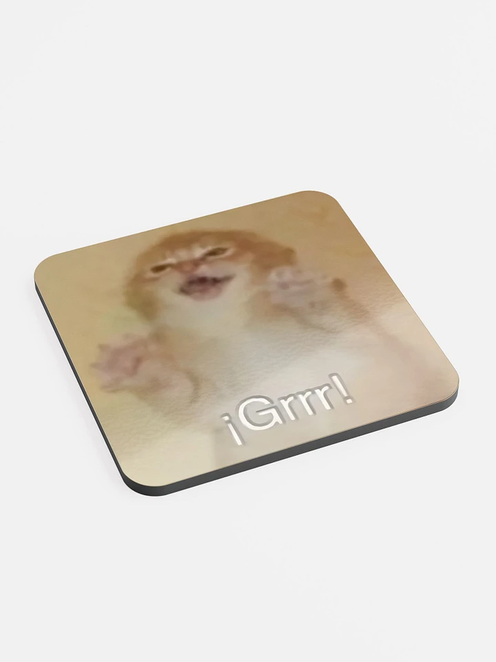 Glossed Cork Coaster: Meme Cats product image (2)