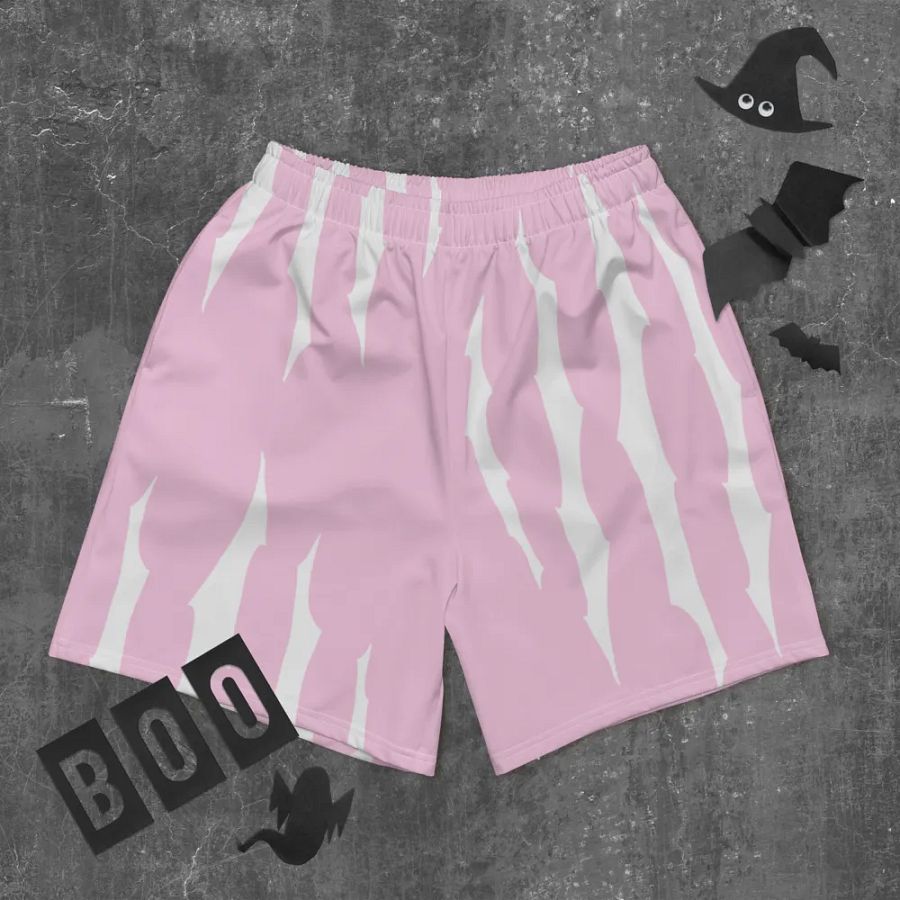 [ ITZJOEL44 ] PINK/WHITE Athletic Shorts product image (7)