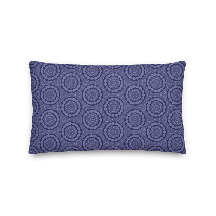Navy hoops premium pillow (Reversible and in 3 sizes/shapes) product image (1)
