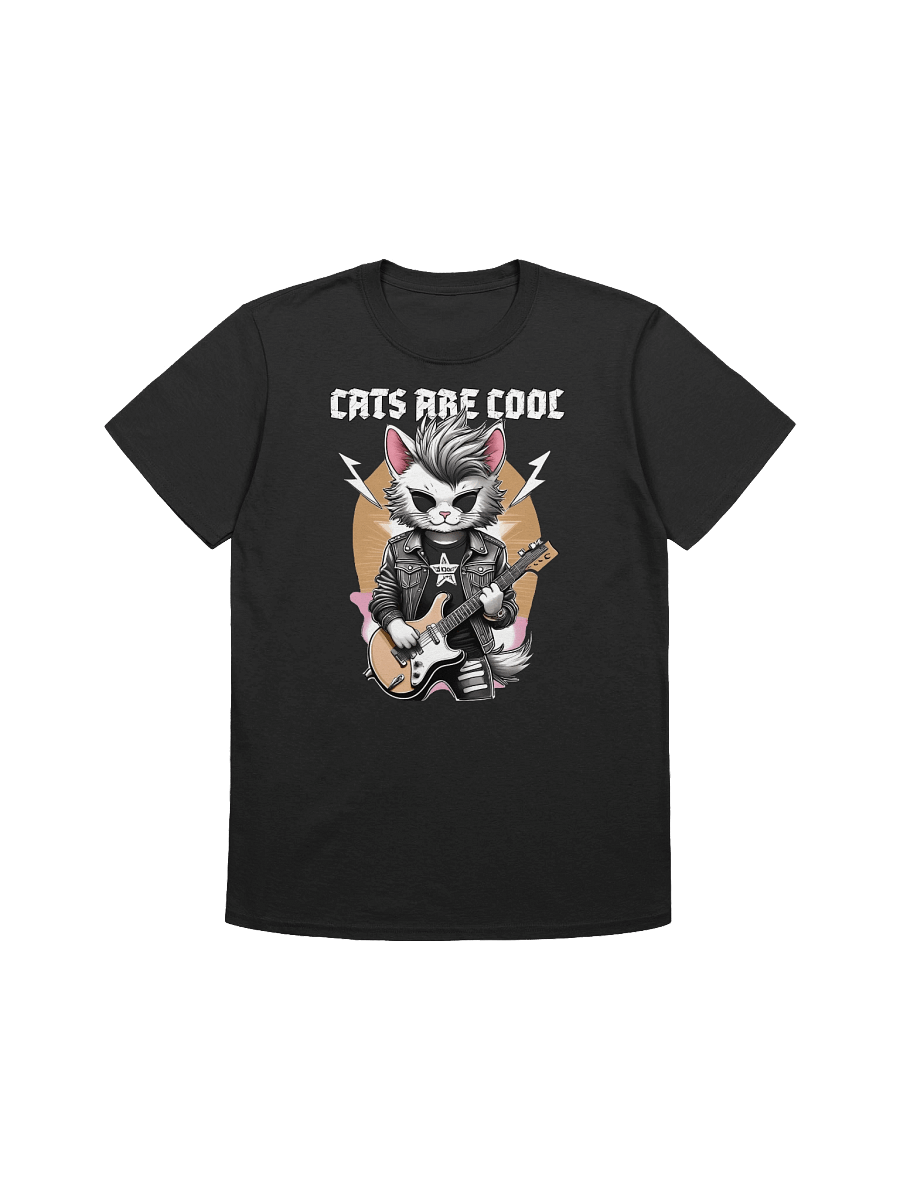 Punk Rock Cat Graphic Tee product image (6)