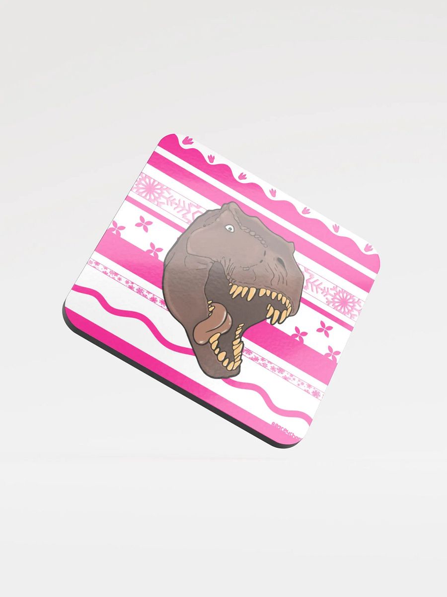 T-Rex Ah Glossed Cork Coaster product image (1)