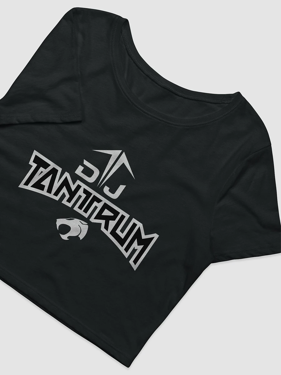 Women's DJ TanTrum Crop T-Shirt (Black) product image (2)