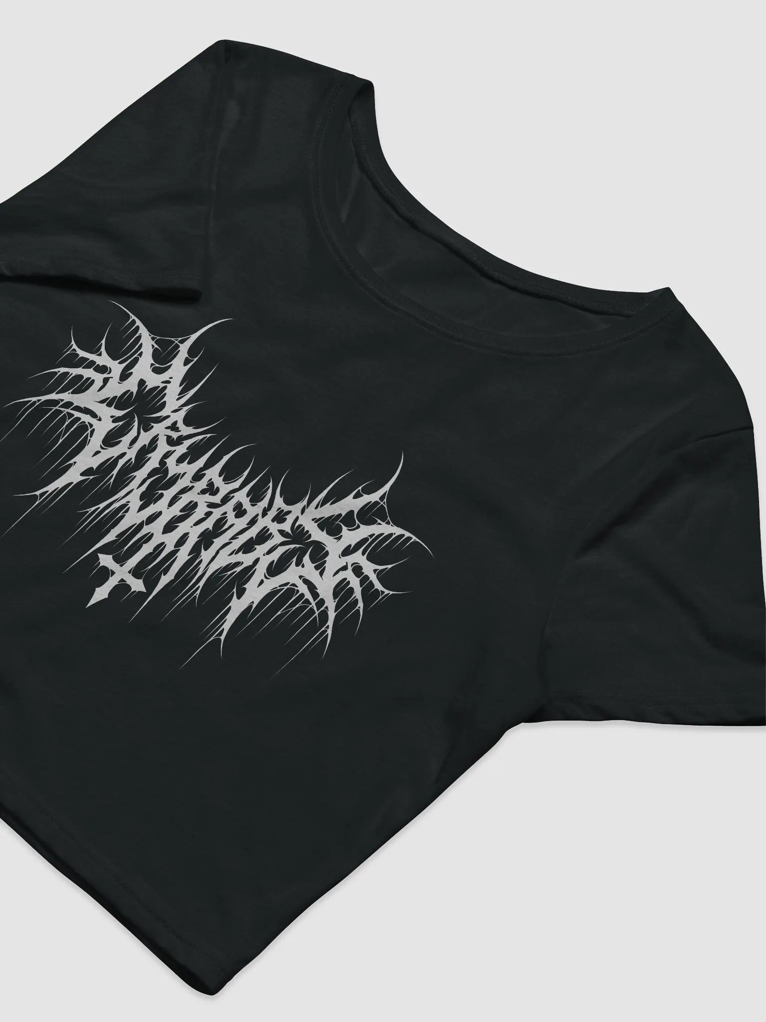 Metal Crop Top - White product image (3)