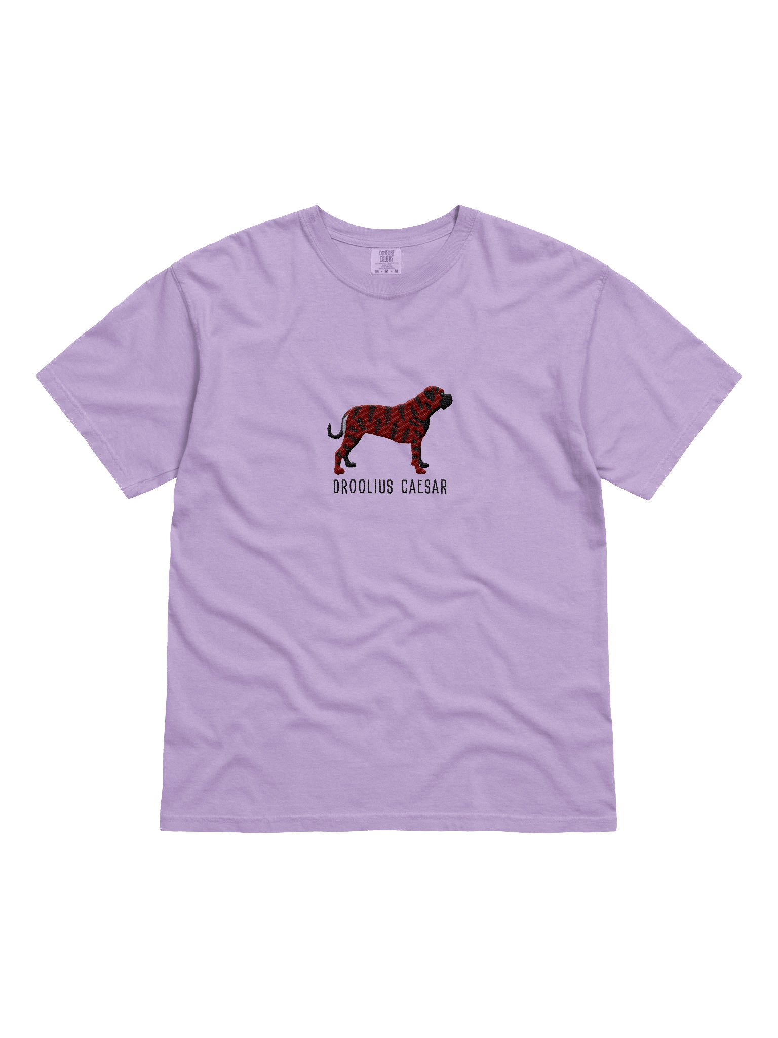 Droolius Caesar T-Shirt(Embroidered) of a Bullmastiff(Brindle) product image (31)
