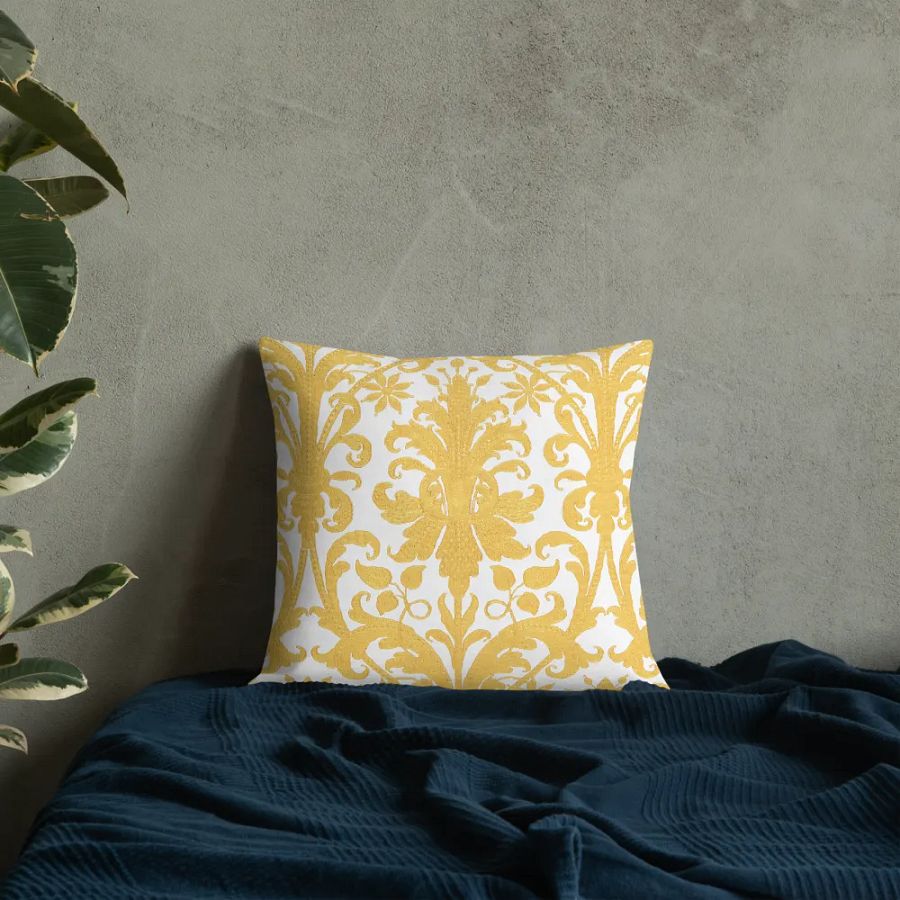 Gold Ornate Pillow product image (10)