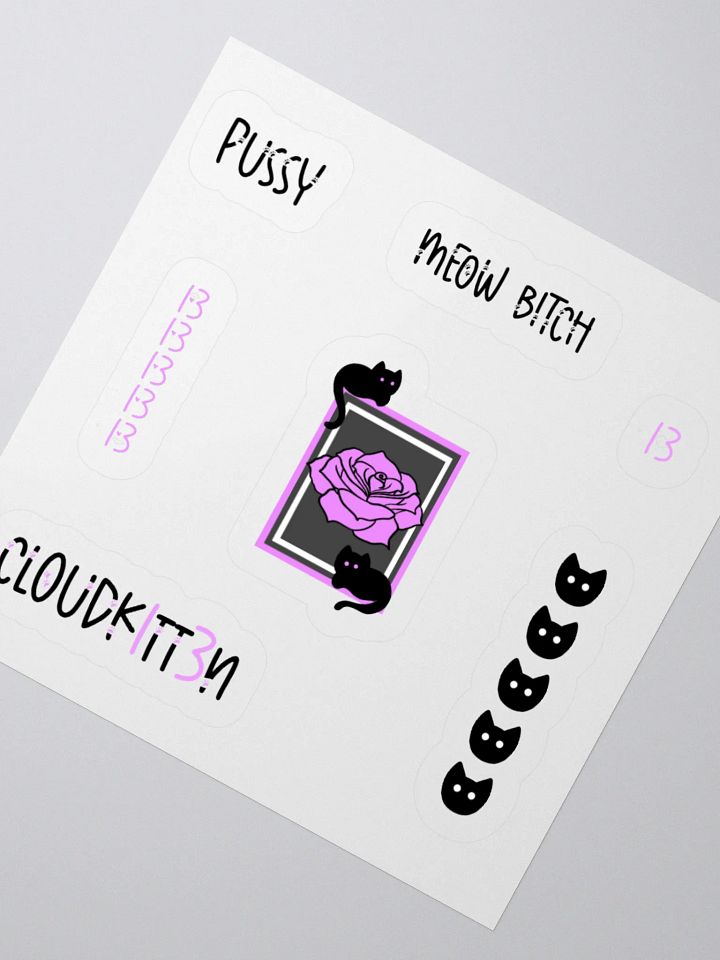 Kitten Sticker Sheet product image (2)
