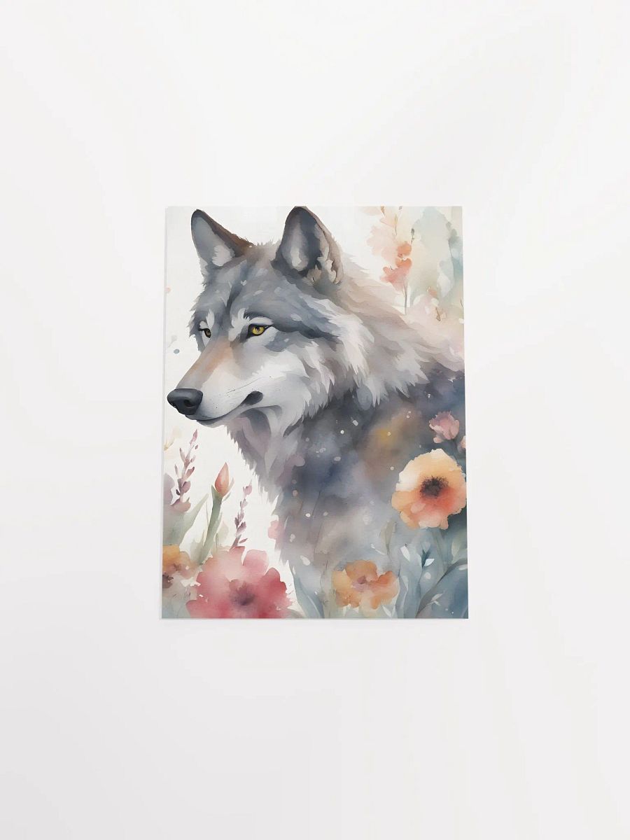 Reverse Coloring Wolf Poster product image (8)