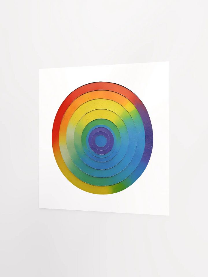 Rainbow Mosaic Shield - Print product image (2)