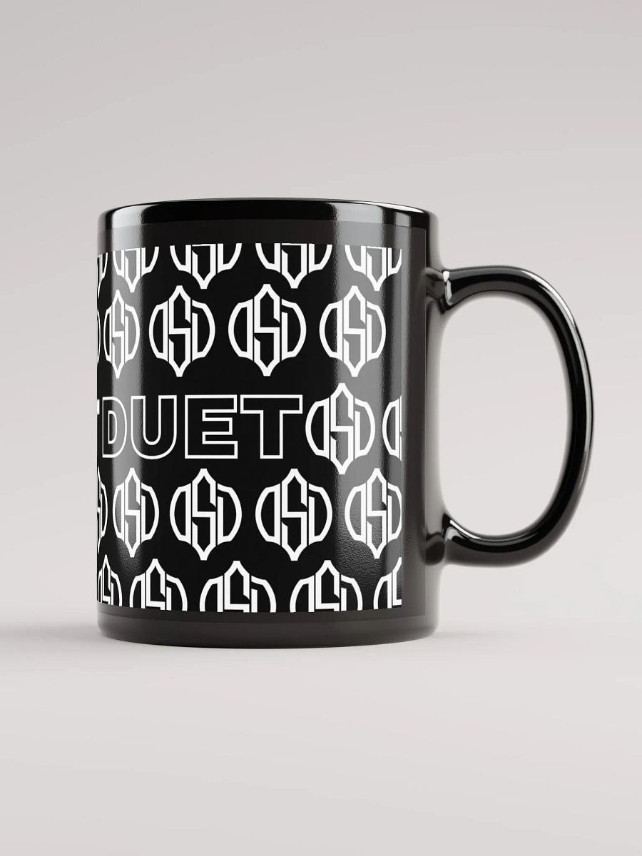 Offset Duet Black Glossy Mug product image (1)