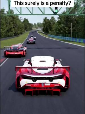 This surely is a penalty? #simracing #racingtiktok #simracingcommunity #simracinglife #gaming #racinggames #assettocorsa #assettocorsacompetizione #fyp 