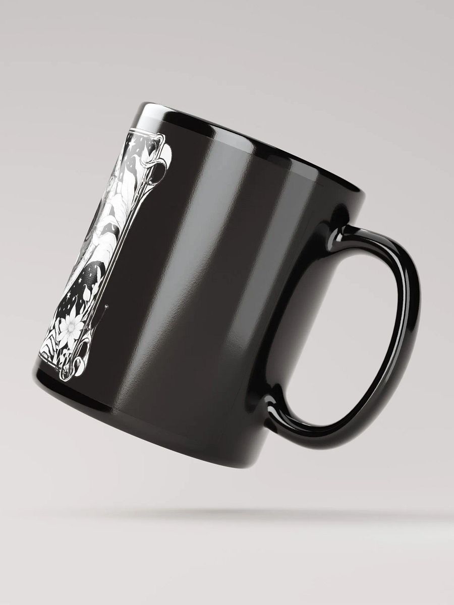Cosmic Muse - Black Glossy Mug product image (4)