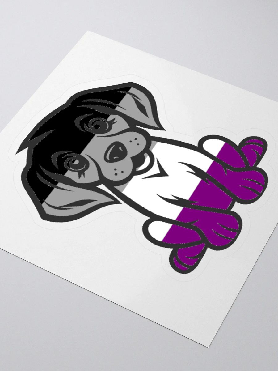 Asexual Pride Puppy Sticker product image (3)