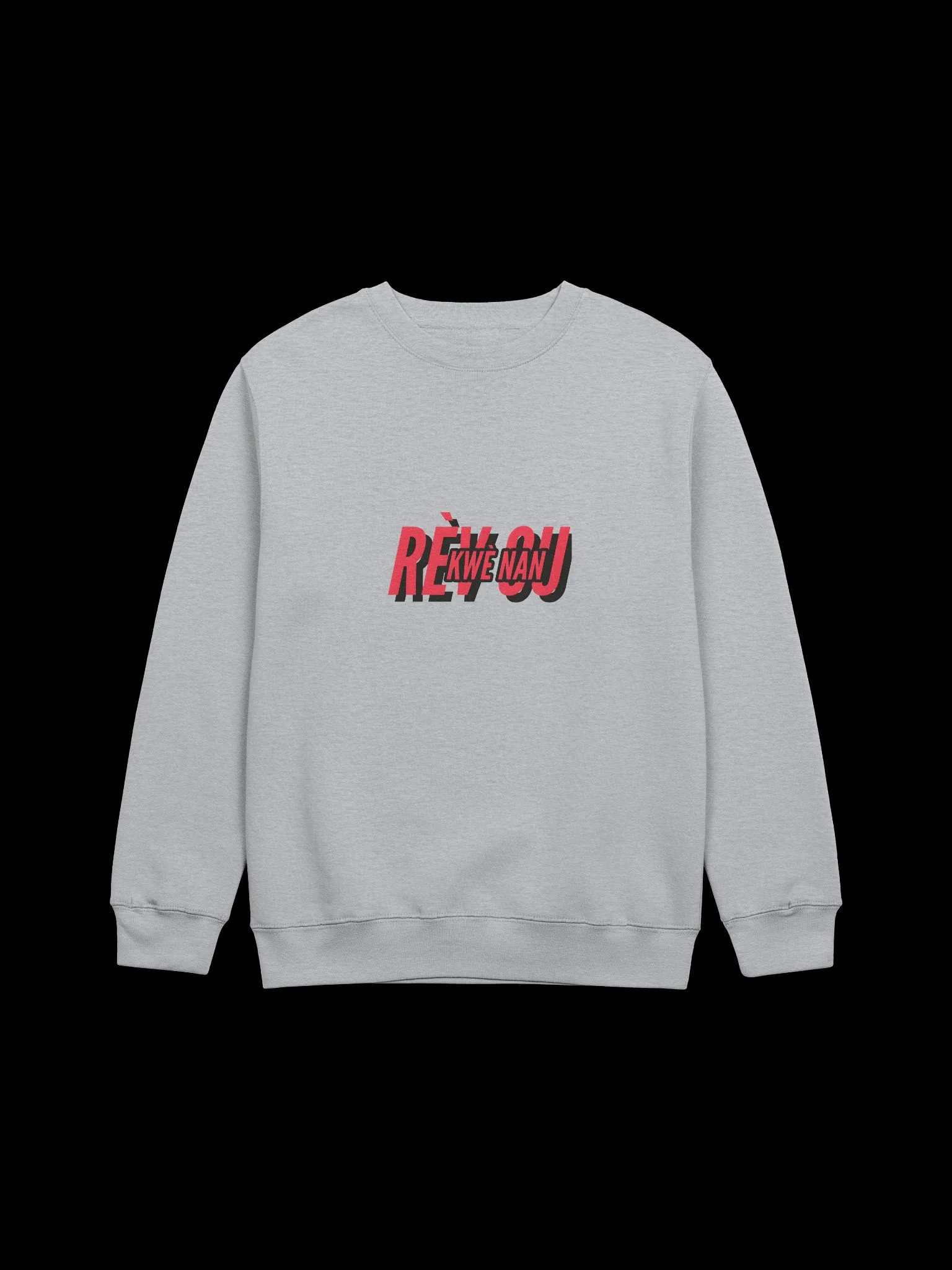 “Kwè nan Rèv Ou” Premium crewneck Sweatshirt – Believe It. Wear It. Live It. product image (13)