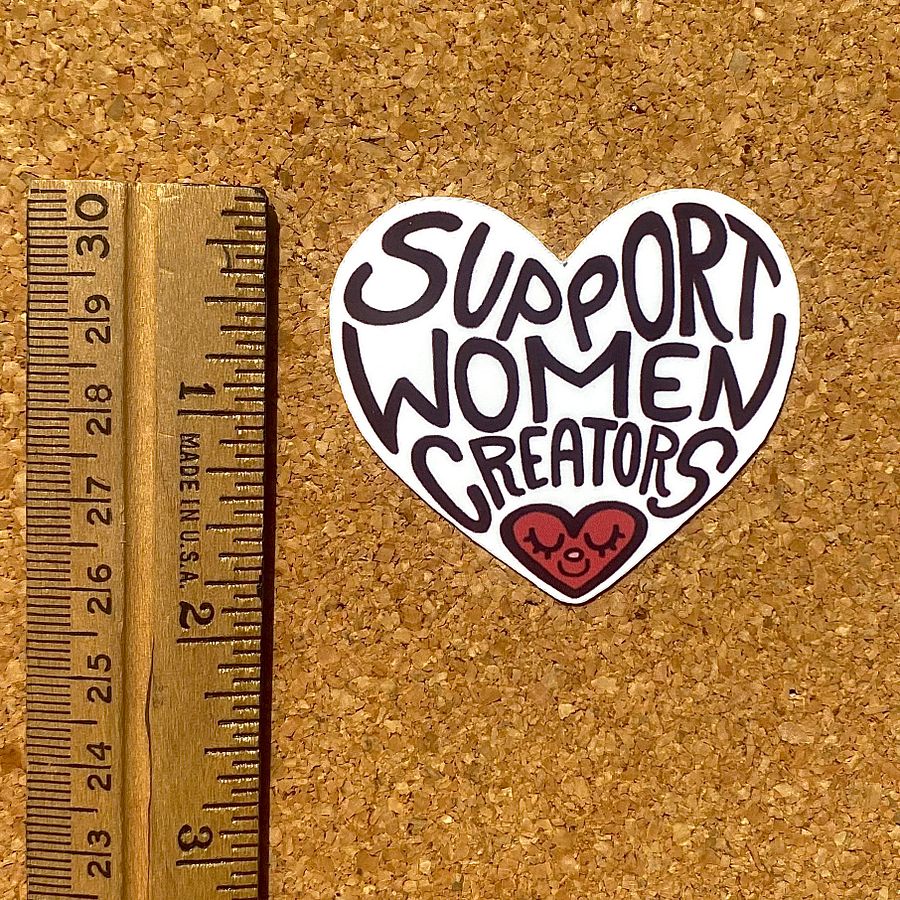 Support Women Creators Sticker product image (4)