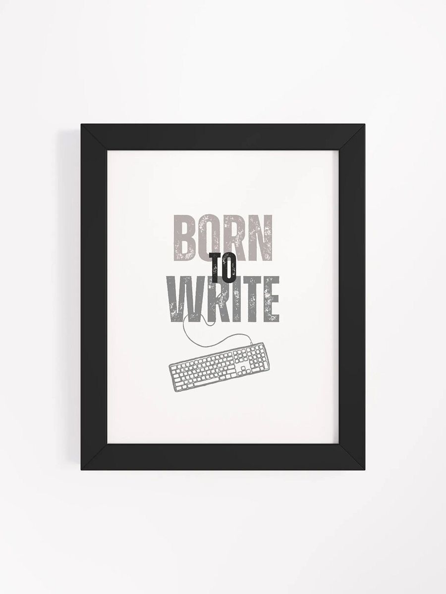Born to Write Framed Poster product image (95)
