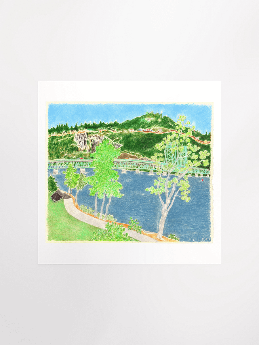 View 2 from the Hood River, Oregon Best Western 11.26.17 Print product image (4)