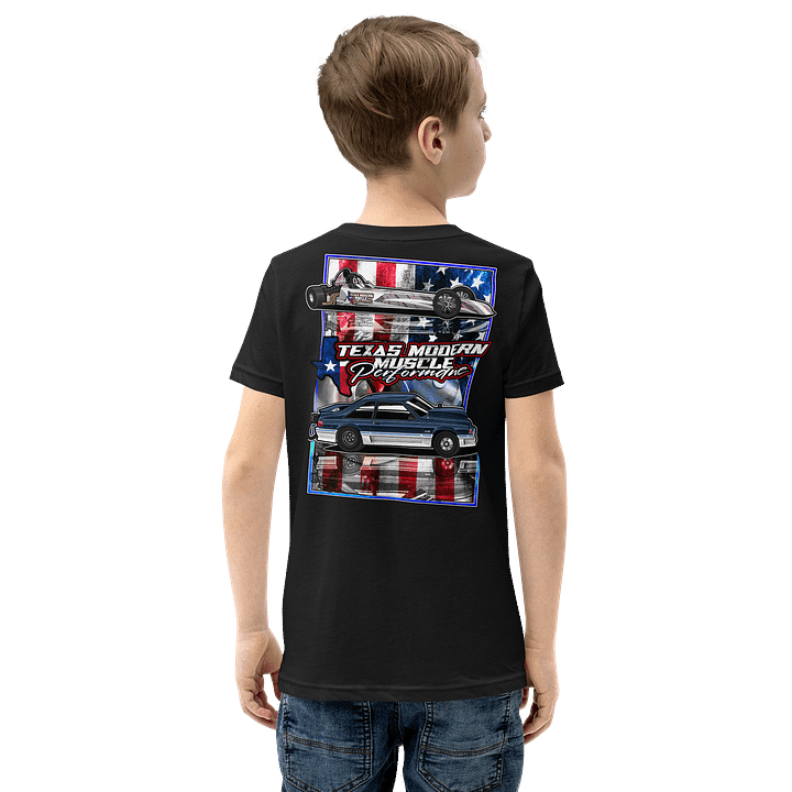 Texas Modern Muscle [Drag Cars] - Youth Tee product image (1)