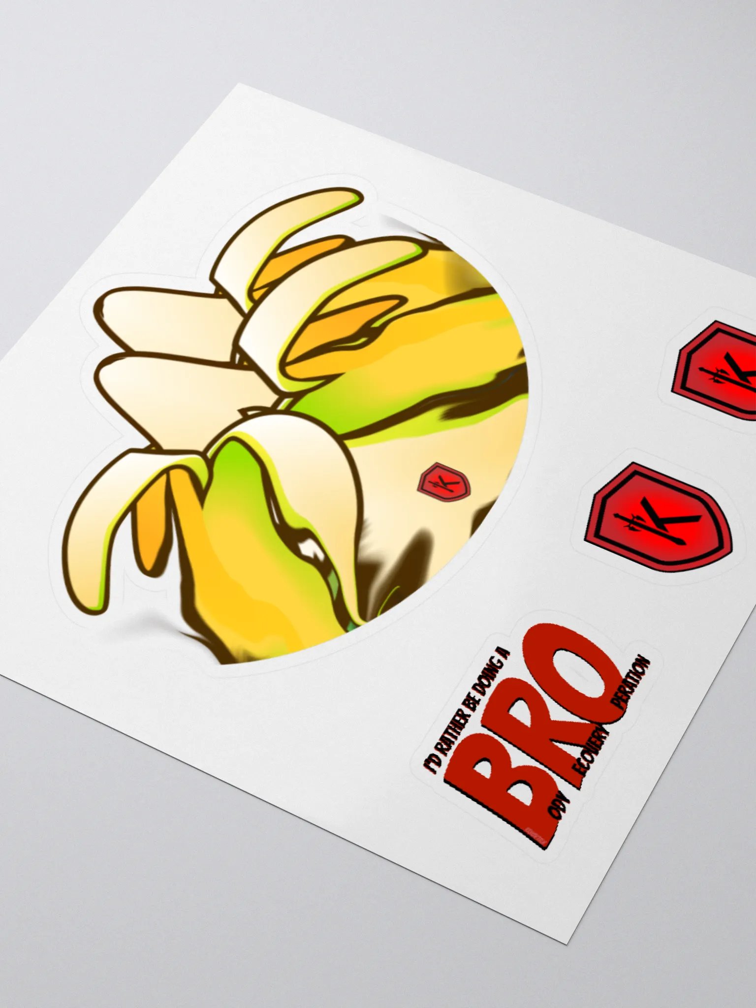Big Banana Mountain BRO Stickers product image (9)