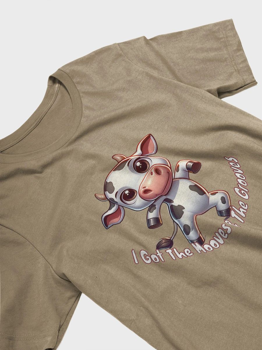 Adorable Dancing Cow T-Shirt - 'I Got The Mooves & The Grooves' Cute Cartoon Design product image (33)